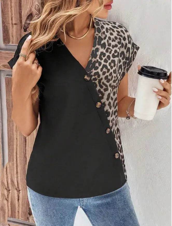 Blouse Léopard Chic Femme - JOLYUP