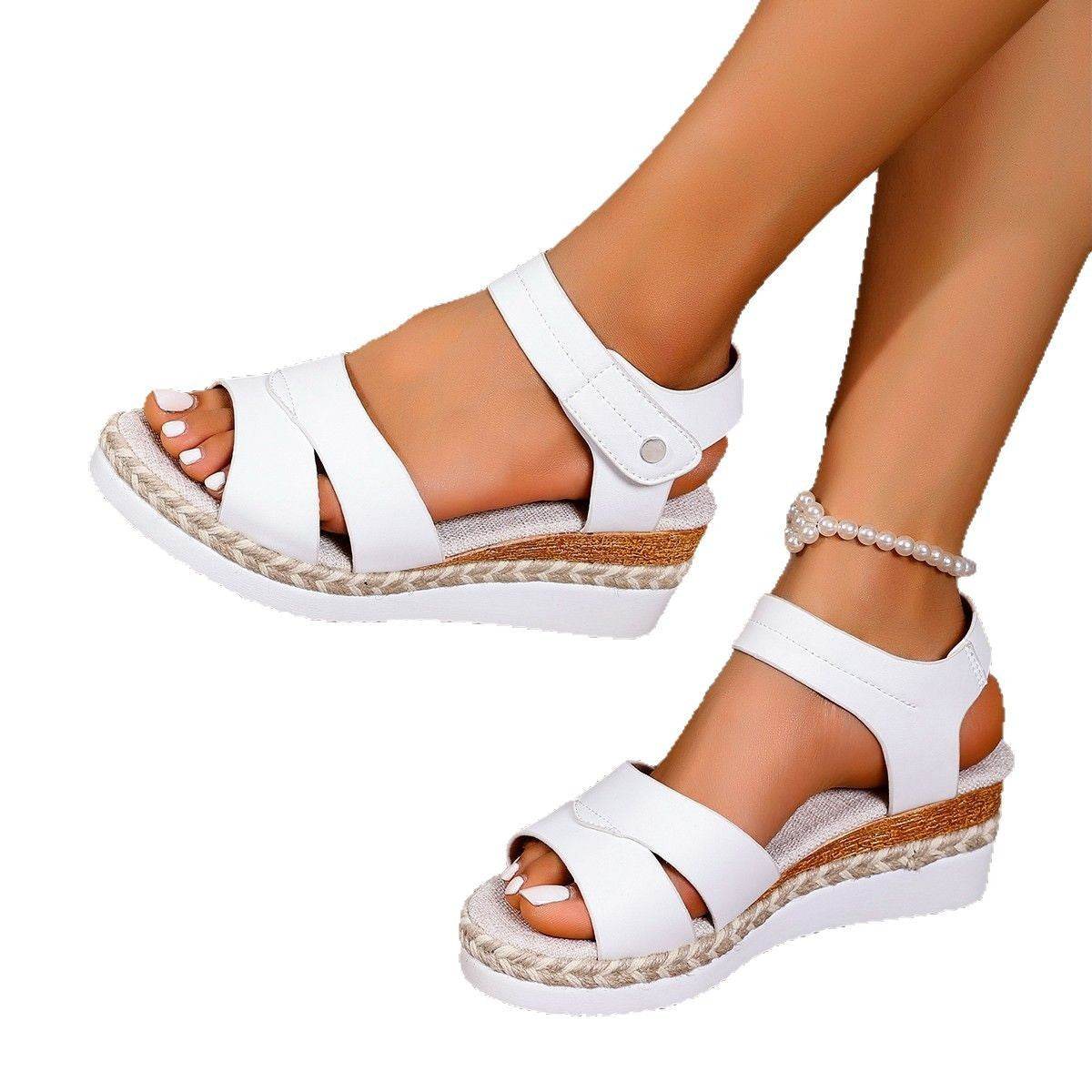 Sandales Compensées Été à Bride Ajustable - JOLYUP