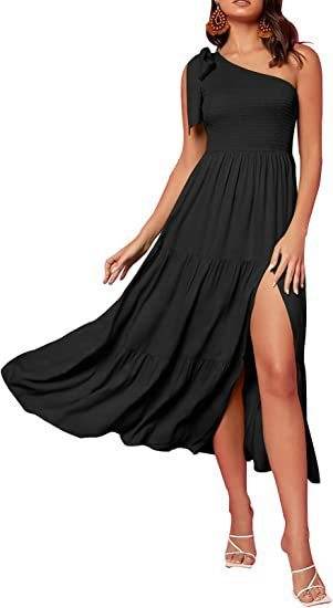 Robe Longue Asymétrique Femme - JOLYUP
