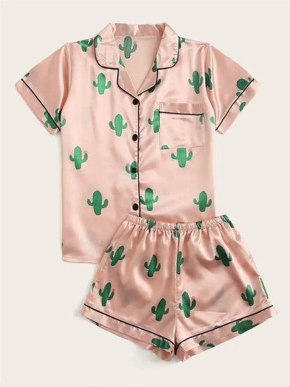 Pyjama femme satin 2 pièces - JOLYUP