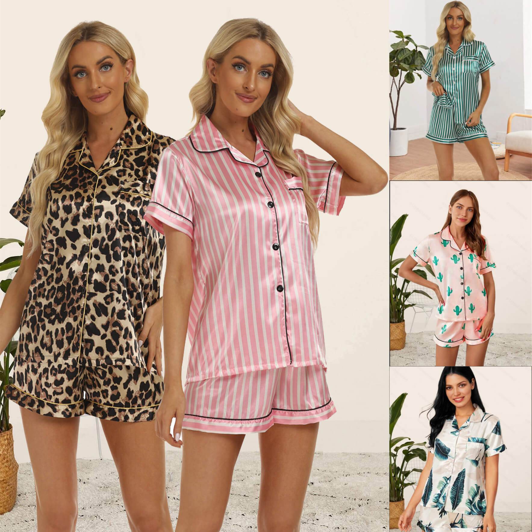 Pyjama femme satin 2 pièces - JOLYUP