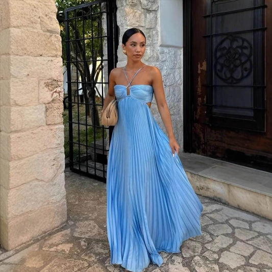 Robe Fluide Bleue – Look Chic Estival - JOLYUP