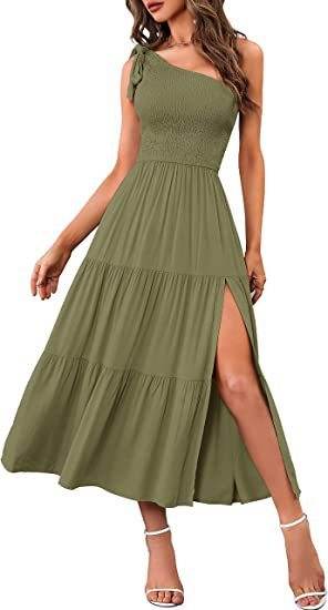 Robe Longue Asymétrique Femme - JOLYUP