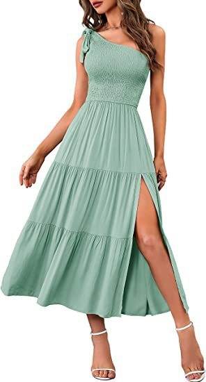 Robe Longue Asymétrique Femme - JOLYUP