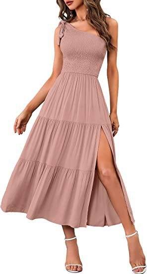 Robe Longue Asymétrique Femme - JOLYUP