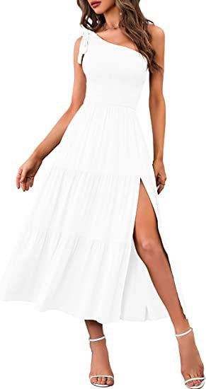 Robe Longue Asymétrique Femme - JOLYUP