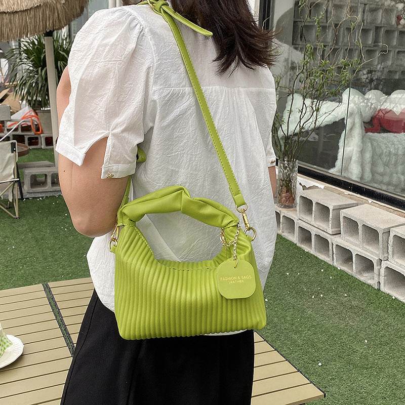 Sac à Main Plissé Chic avec Poignée Froncée – Élégance Moderne et Tendance - JOLYUP