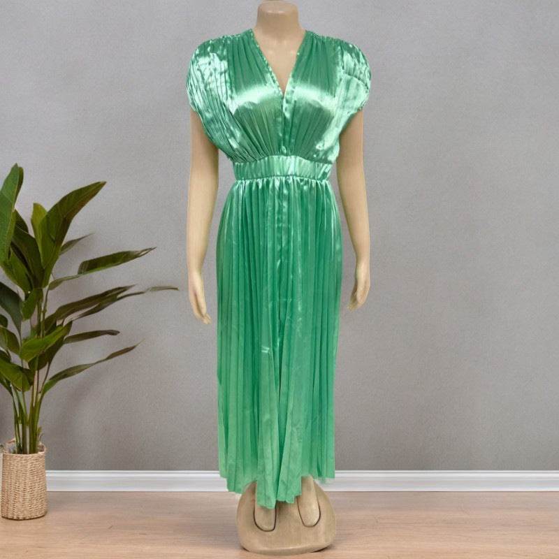 Robe Plissée Évasée - JOLYUP