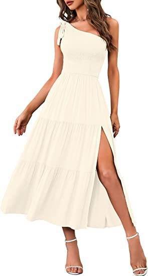 Robe Longue Asymétrique Femme - JOLYUP